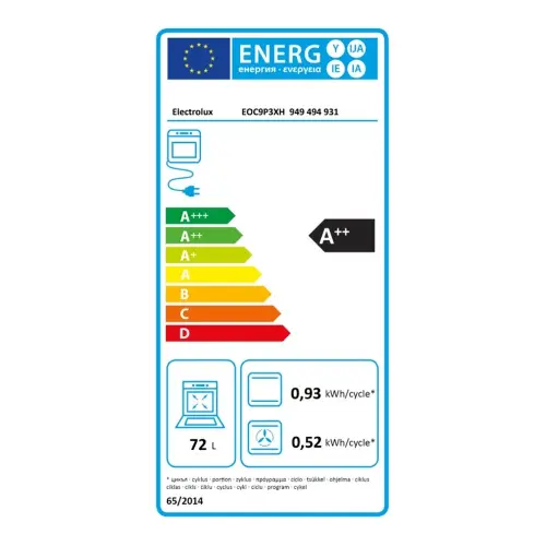 Electrolux rerna EOC9P3XH
