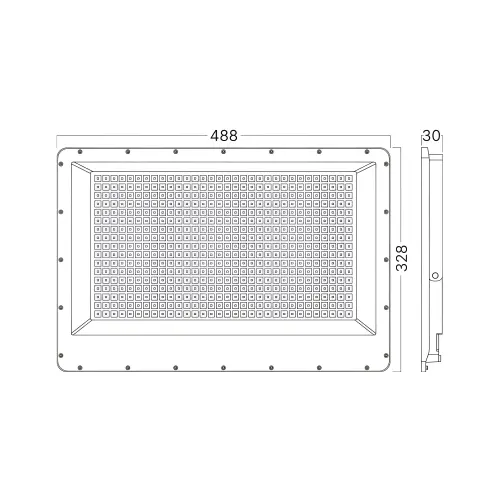 Braytron LED Reflektor 400W Sivi CCT IP65 BT65-09982