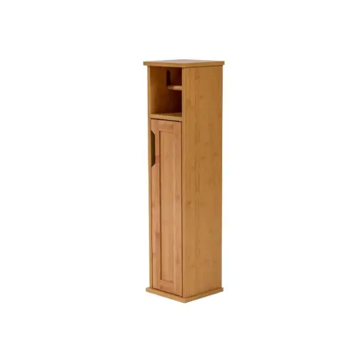 Tendance Držač toalet papira sa ostavom MAHE 18X18X75 CM MDF BAMBUS
