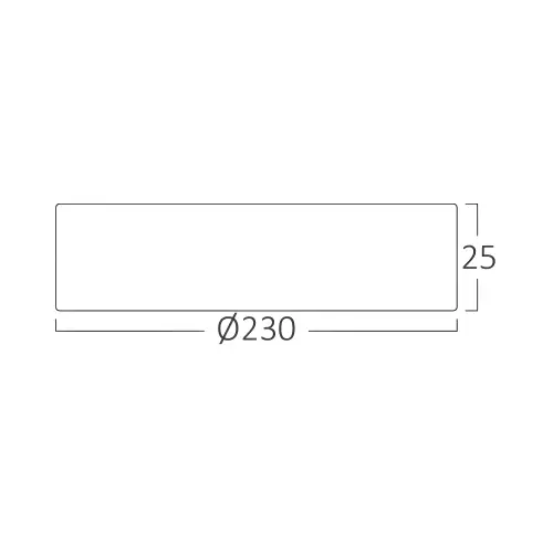 Braytron LED Plafonjera Okrugli 20W Crni CCT BP07-00281
