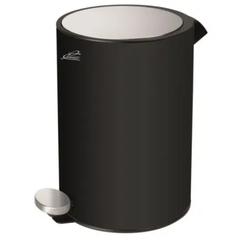 Inter Ceramic Kupatilska kanta sa pedalom 5 l fr line 22,6x30x32 crna