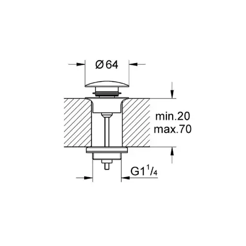 Grohe AUTOMATSKI PODSKLOP Supersteel