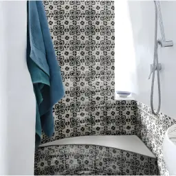 Marazzi Memoria Decor Tappeto 2 Nero Lux 15x15cm MANN