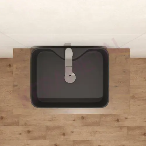 Elegant 480x370/130mm CRNI MAT nadgradni lavabo