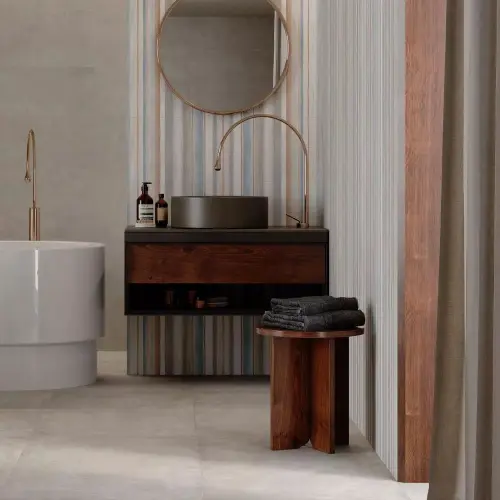 Marazzi Plaza 30x90 Plaza Decoro Wallace Grey M95K