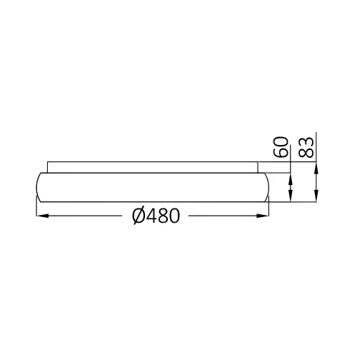 Braytron LED Plafonjera Okrugla 36W Beli CCT IP20 BH17-02380