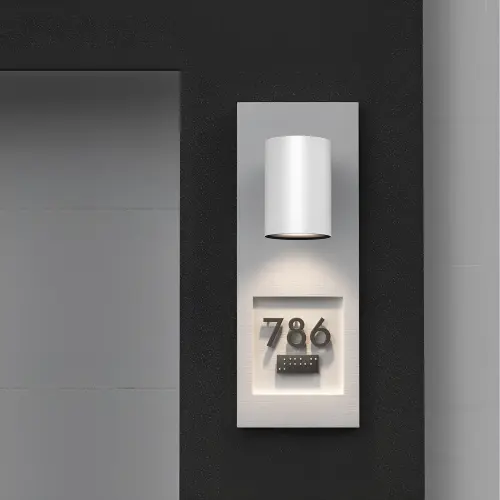 Braytron LED Zidna Svetiljka 1X9W Beli CCT IP65 BG38-02480