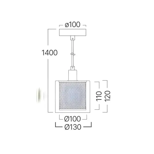 Braytron Visilica E14 Bakarna BV01-00080