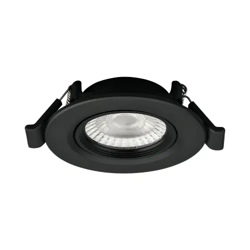 Braytron LED Spot Svetiljka Okrugla 3W Crna 3000K BD02-00301