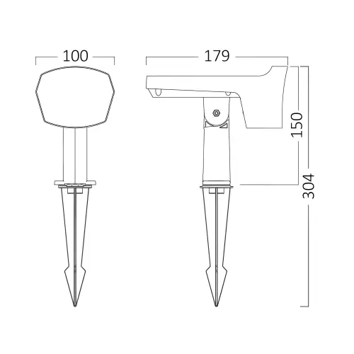 Braytron LED Ubodna Svetiljka 12W Sivi 2-IN-1 IP65 BG36-00582