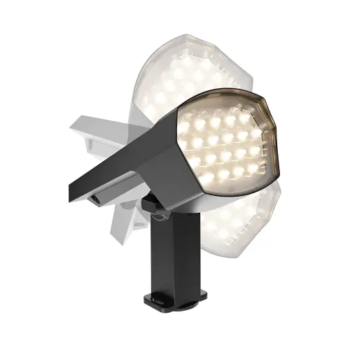 Braytron LED Ubodna Svetiljka 12W Sivi 2-IN-1 IP65 BG36-00582