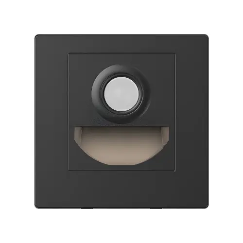 Braytron LED Stepenišna Svetiljka sa Senzorom 1.5W Crna CCT BH07-00381