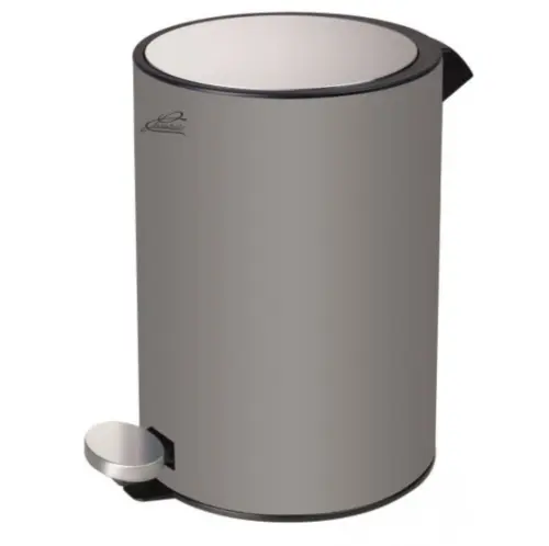 Inter Ceramic Kupatilska kanta sa pedalom 5 l fr line 22,6x30x32 siva