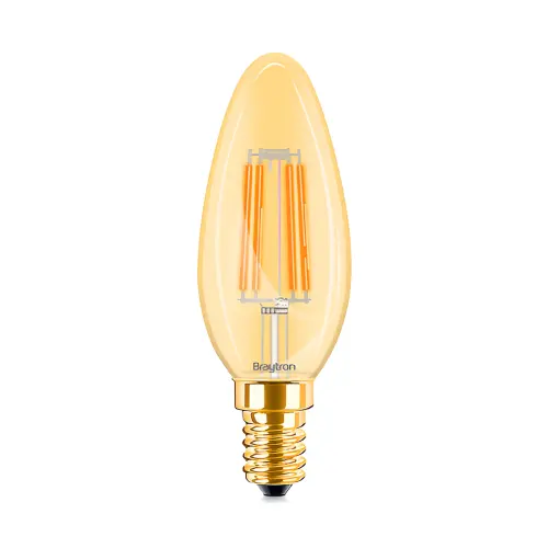 Braytron LED Filament Sveća 4W E14 Amber 2200K BB36-00410