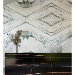 Marazzi Grande Marble Look 160x320 Bianco Arni bookmatch "B" lux MAP2