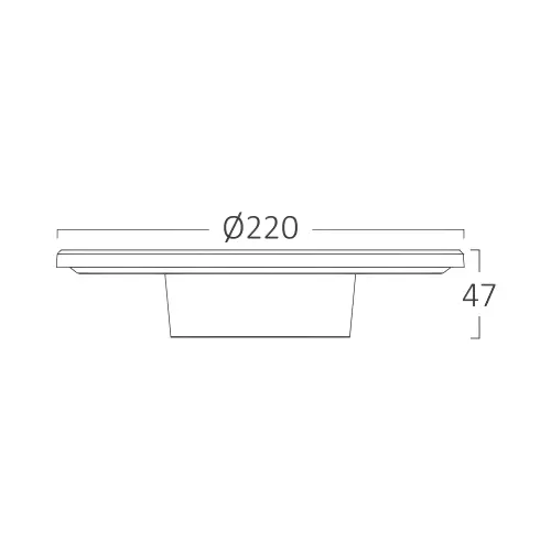 Braytron LED Zidna Svetiljka Okrugla 12W Zlatni CCT IP65 BG37-00286