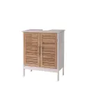 Tendance kupatilski ormarić sa 2 vrata i policom STOCKHOLM 60X30X70CM MDF BAMBUS Bela