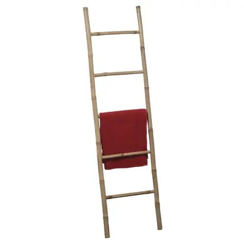 Tendance Držač peškira u obliku merdevina sa 5 PREČKI 45X25X170CM BAMBUS