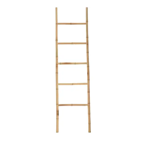 Tendance Držač peškira u obliku merdevina sa 5 PREČKI 45X25X170CM BAMBUS