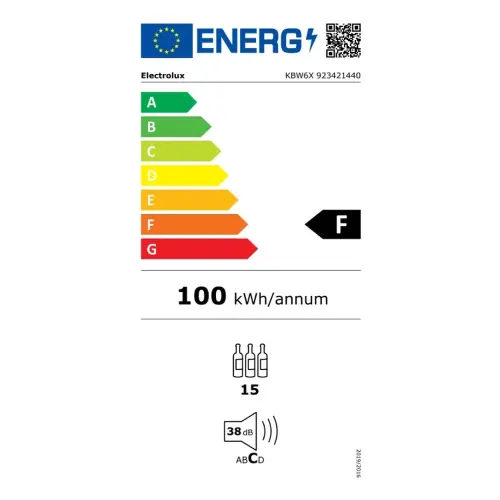 Electrolux vinska vitrinaKBW6X