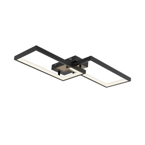 Braytron LED Plafonjera Okrugla 40W Crni IP20 BH17-04491