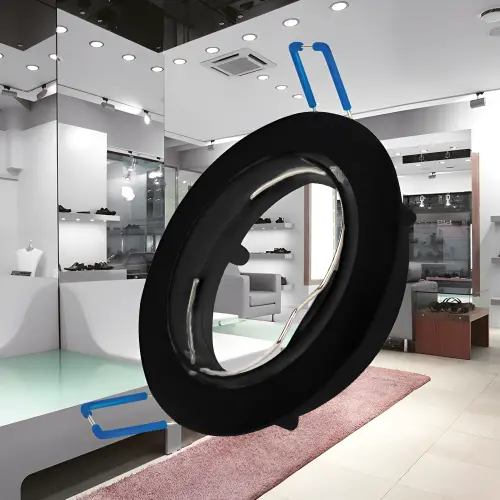 Braytron GU10 Ugradna Rozetna Okrugla Crna BH03-02071