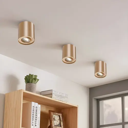 Braytron GU10 Nadgradni Spot Okrugli Zlatni BH04-00306