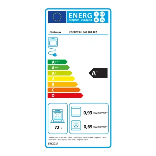 Electrolux rerna EOE8P39H