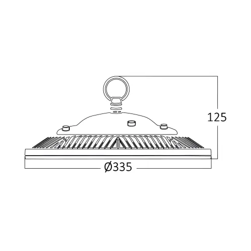 Braytron LED Industrijsko Zvono 200W Sivi 4000K IP65 BT45-09612