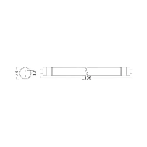 Braytron LED Cev T8 18W 120CM Dvostrana 4000K BA52-01281