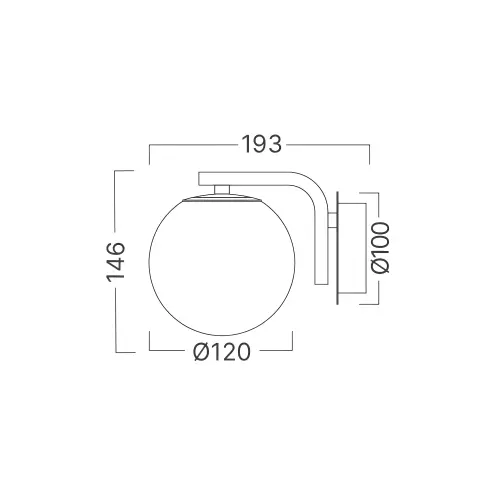 Braytron Zidna Svetiljka G9 Providna BV01-00123