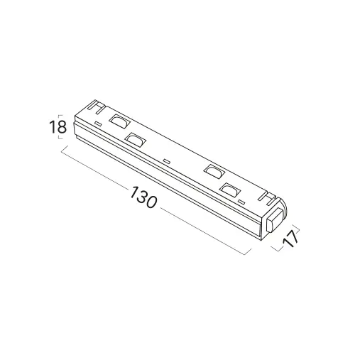 Braytron Magnetni Ravni Konektor Beli 48VDC BY42-90010