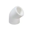Valdom PPR koleno 45 fi 20mm Bela boja