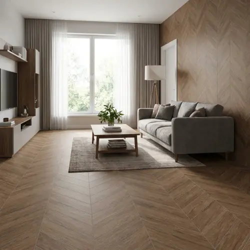 Marazzi Treverkmust Taupe Selection Chevron 73.2X11.8 M0CG