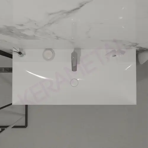 Kolpa ormarić sa umivaonikom Naomi OUN 100cm Dark concrete 546660