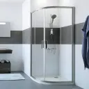 Huppe Classics 2 Tuš kabina 80x80 Polukružna Silver mat H=1900