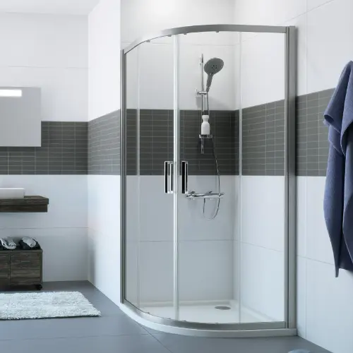 Huppe Classics 2 Tuš kabina 80x80 Polukružna Silver mat H=1900