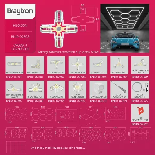 Braytron Hegza Konektor Cross(+) BN10-02503