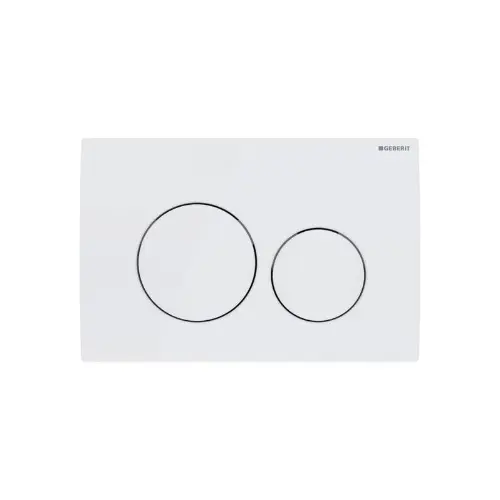 Geberit tipka Delta 20 Bela 115.127.11.1