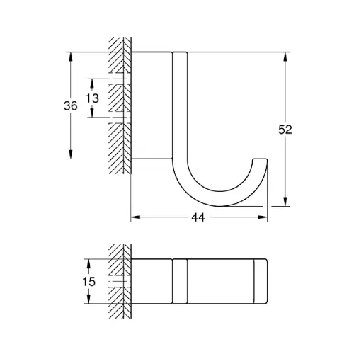 Grohe Selection Vešalica Supersteel 41039DC0