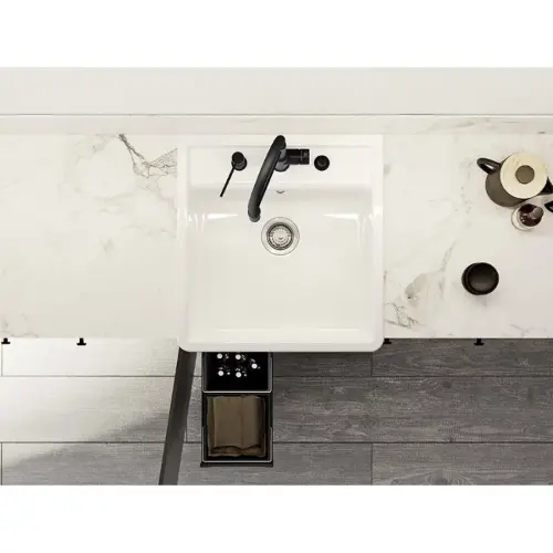 Blanco PANOR 60 kristalno bela 2 rupe 514501