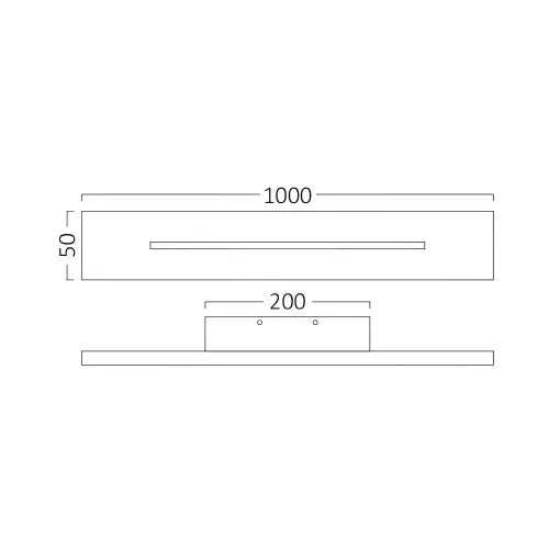 Braytron LED Stepenišna Svetiljka 30W Crni 3000K BH07-03601