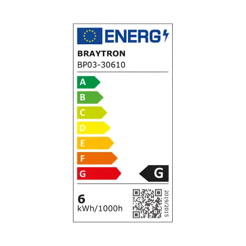 Braytron LED Panel Nadgradni Okrugli 6W Beli 4000K BP03-30610