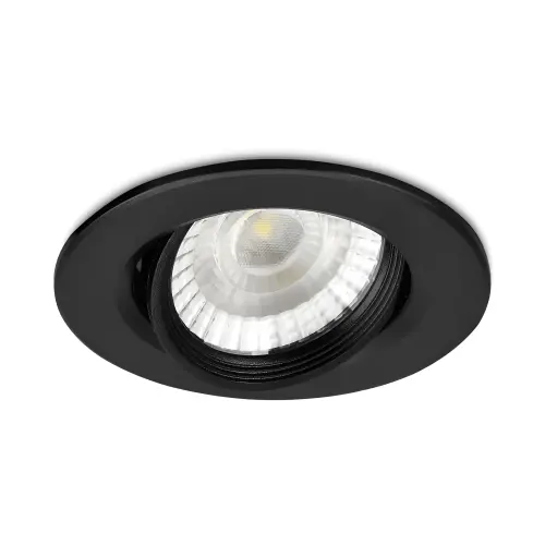 Braytron LED Spot Svetiljka Okrugla 3W Crna CCT BD02-00381