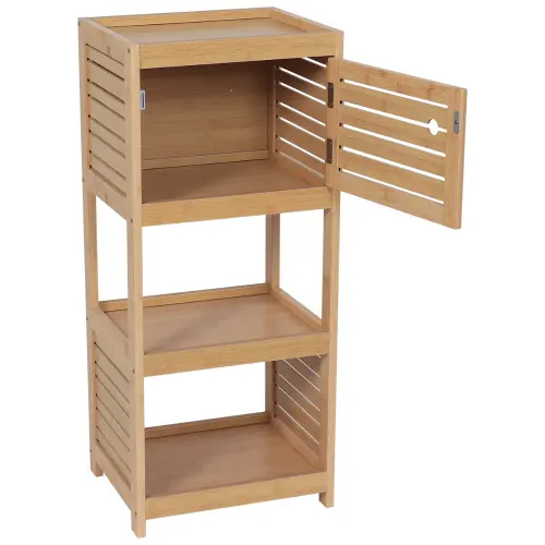 Tendance kupatilski ormarić 1 vrata i 2 POLICE TRINIDAD 365X30X83CM MDF BAMBOO 9902764