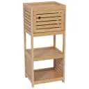 Tendance kupatilski ormarić 1 vrata i 2 POLICE TRINIDAD 365X30X83CM MDF BAMBOO 9902764