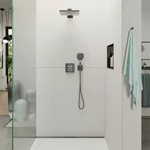 Hansgrohe Raindance tuš ruža E300 Brushed Black CHROME 26238340