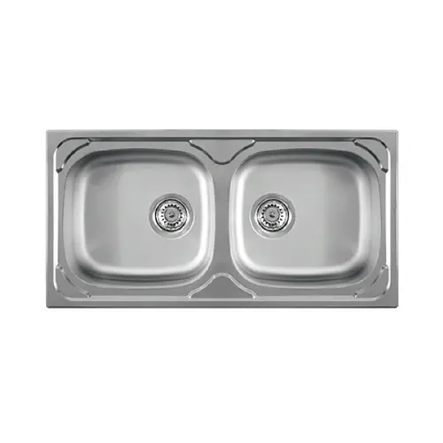 Metalac Luna Reljefna 2D inox, fi90 860x435
