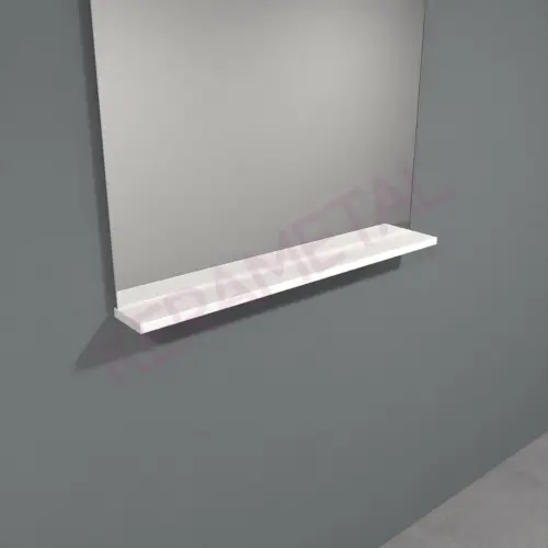 Kolpa Polica za pravougaono Ogledalo 100cm White 547460