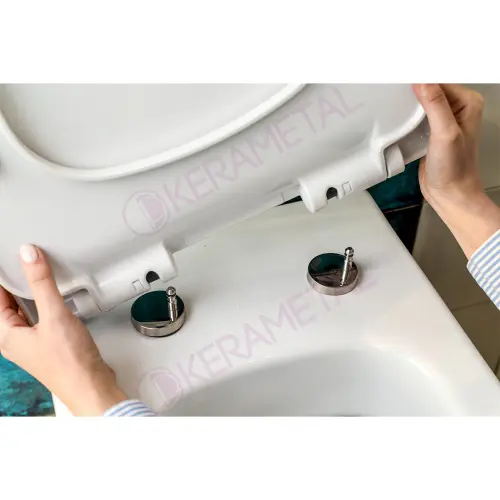 Kerametal WC daska Square TOPFIX PLASTIC